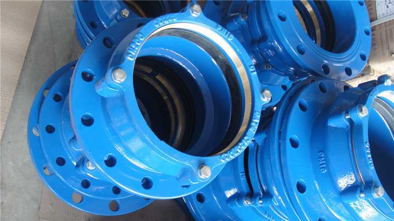 Ductile iron flange socket for PVC Pipe